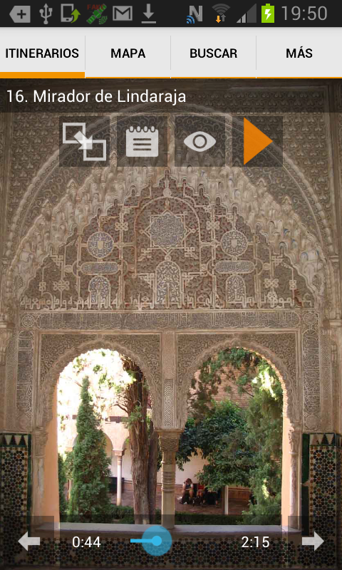 Android application Alhambra & Generalife Granada screenshort