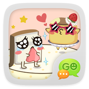 GO SMS Pro Pudding&Bread Stick  Icon