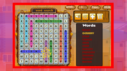 【免費解謎App】Word Search : Countries-APP點子