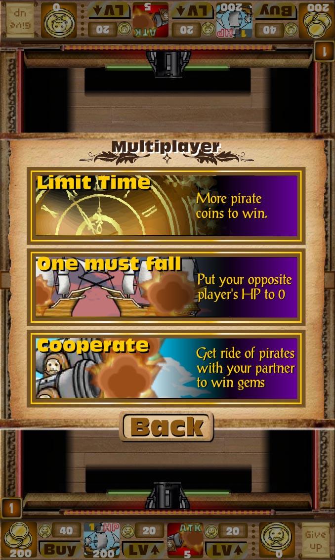 Pirate coin pusher 2D full Screen 2