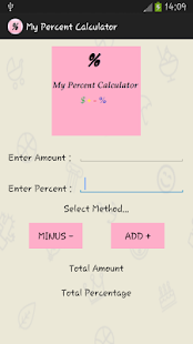 How to mod Percent Calculator, My 1.0 apk for android