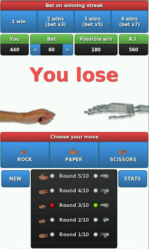 Rock paper scissors