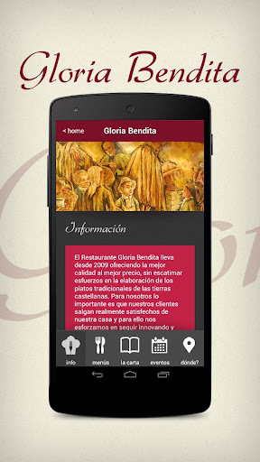 【免費生活App】Gloria Bendita Restaurante-APP點子