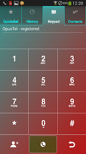 OpusTel swiss secure phone App Screenshots 1