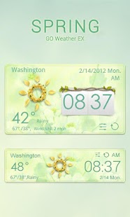 SPRING THEME GO WEATHER EX