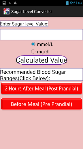 【免費健康App】Sugar Level Converter-APP點子