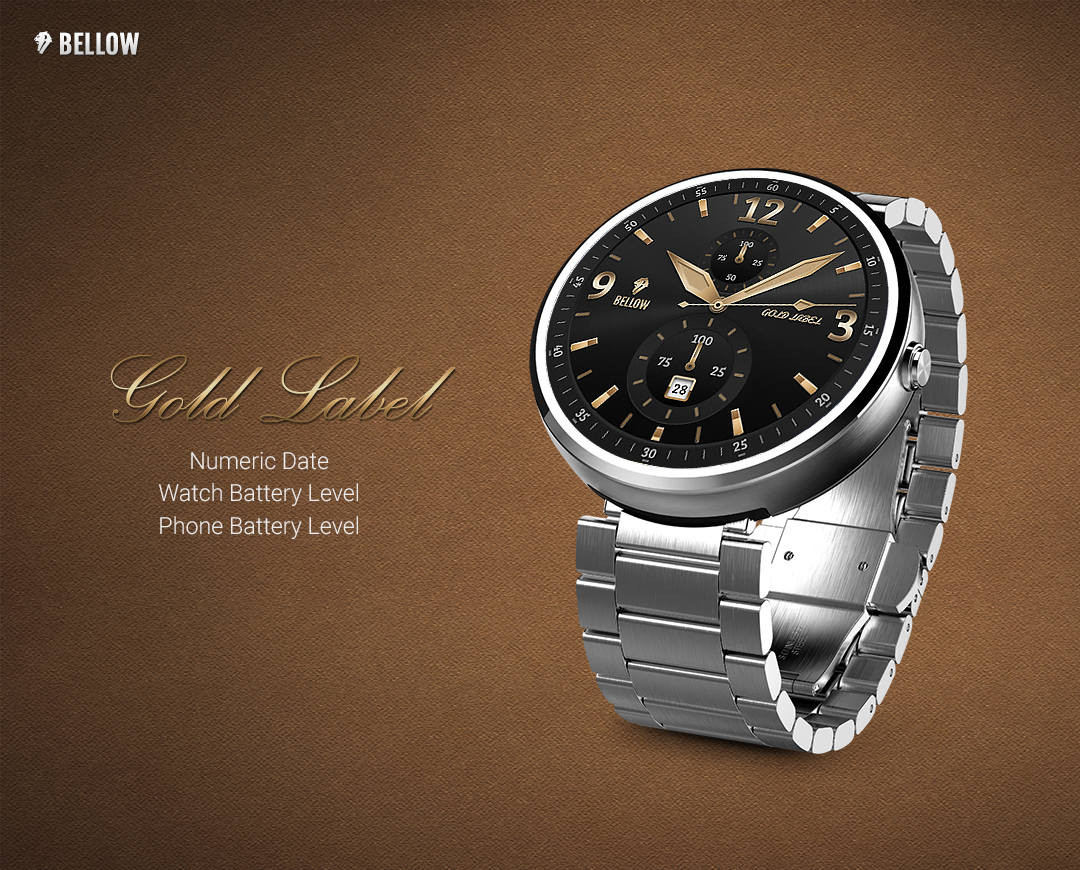   Gold Label watchface by Bellow: captura de tela 