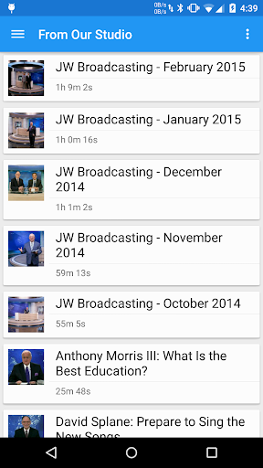 Cast for JW TV