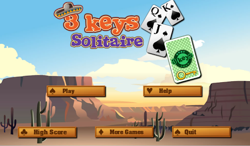 Android application 3 Keys Solitaire screenshort