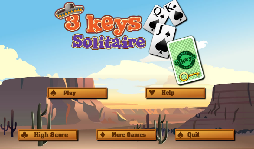 3 Keys Solitaire Screen 1