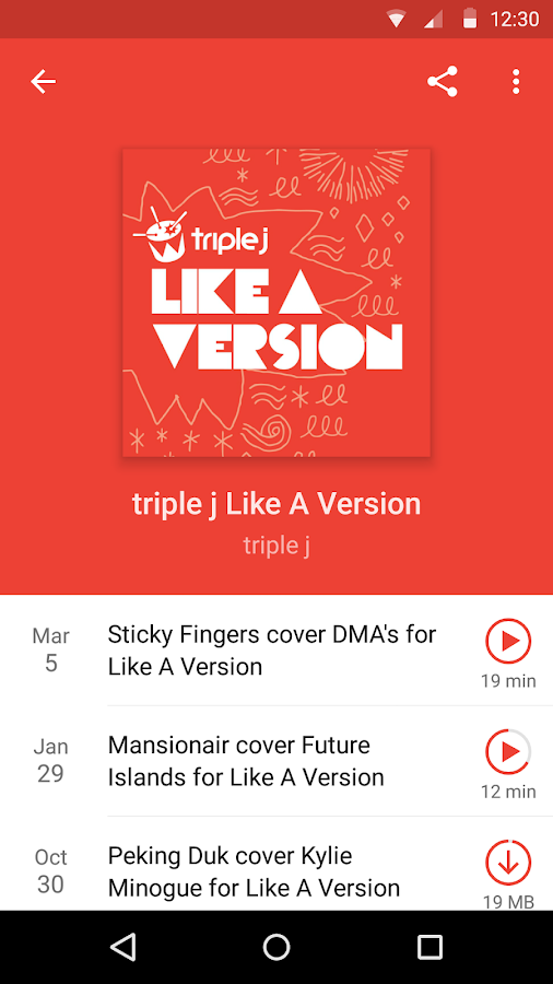    Pocket Casts- screenshot  