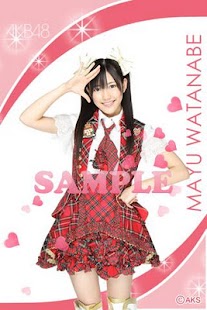 AKB48きせかえ(公式)渡辺麻友ライブ壁紙-TP- Screenshots 0