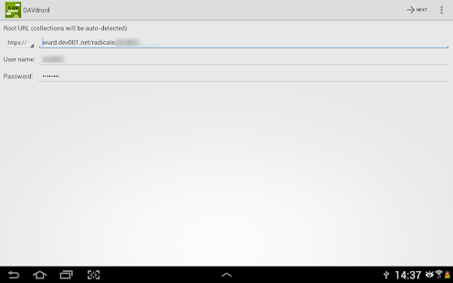 DAVdroid – CalDAV/CardDAV Sync - screenshot thumbnail