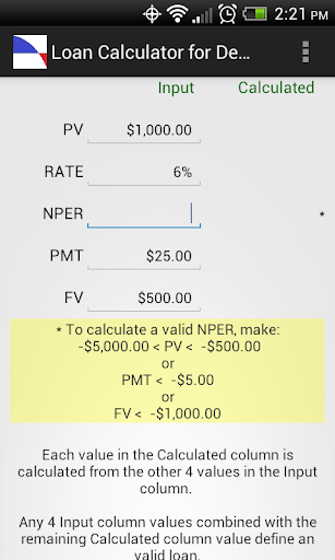 Loan Calculator for Dealmakers