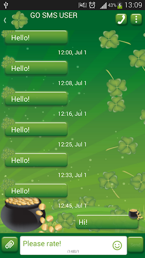 GO SMS Pro Irish