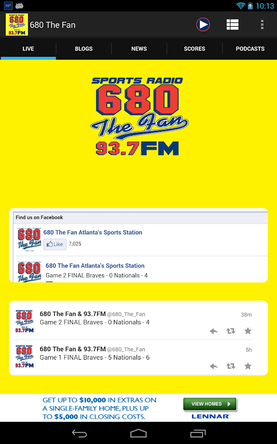 680 The Fan Android Apps on Google Play