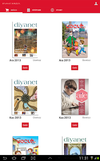 Diyanet Dergileri 2013 Yılı