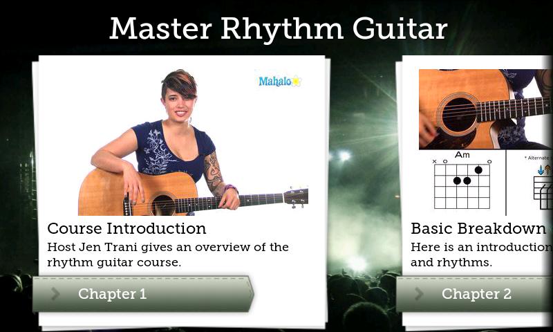 Android application Master Rhythm Guitar screenshort