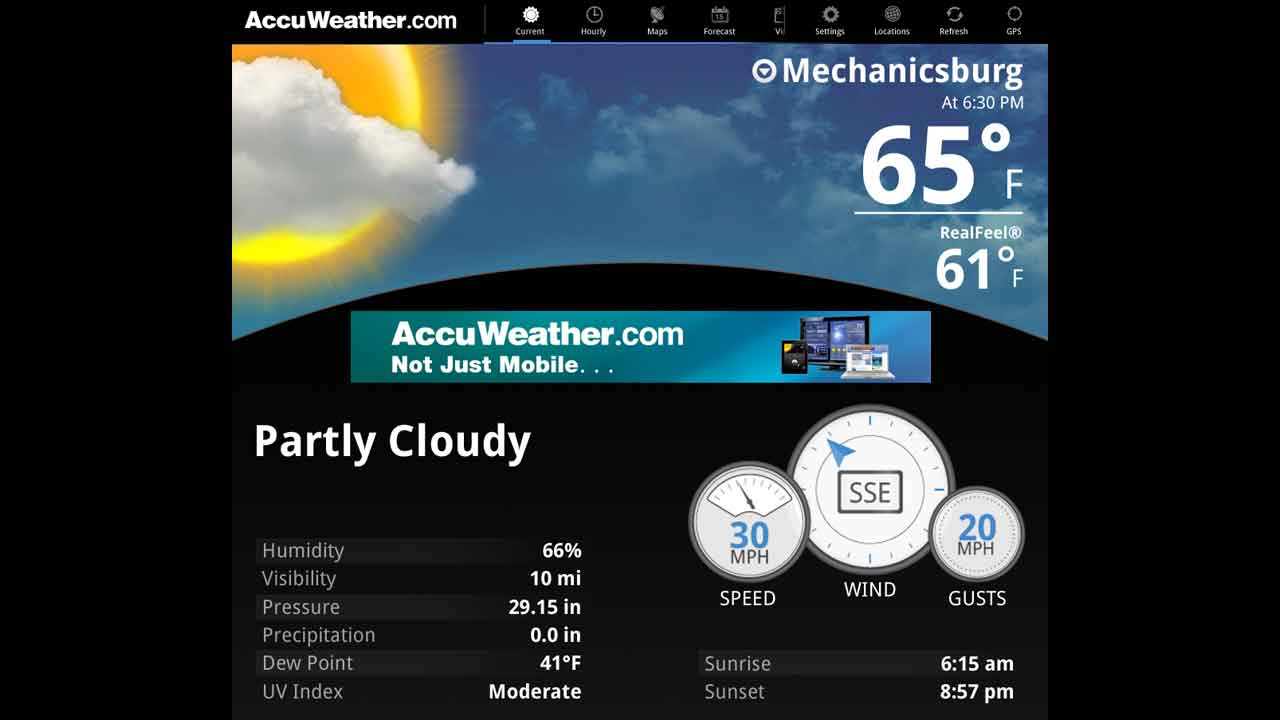 AccuWeather for Sony Tablet P - Android Apps on Google Play