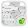 GOKeyboard Crystal White Theme icon