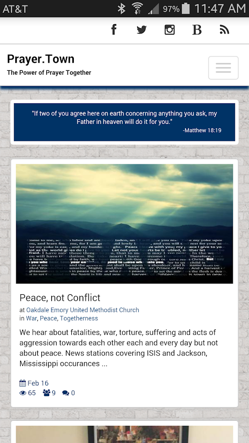 Prayer.Town Screen 3