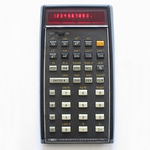 HP-45 scientific calculator Varies with device