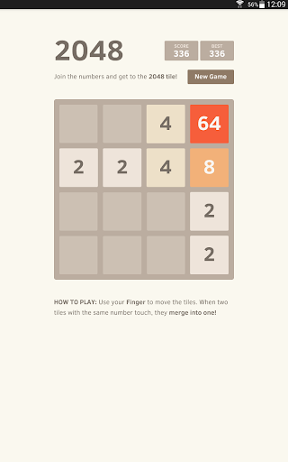 2048 Puzzle Game Tile