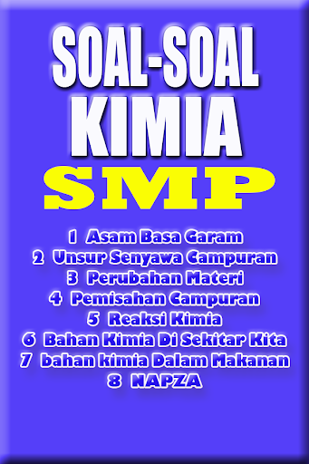 SOAL KIMIA SMP