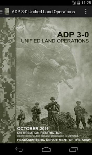 【免費書籍App】ADP 3-0 Unified Land Ops-APP點子