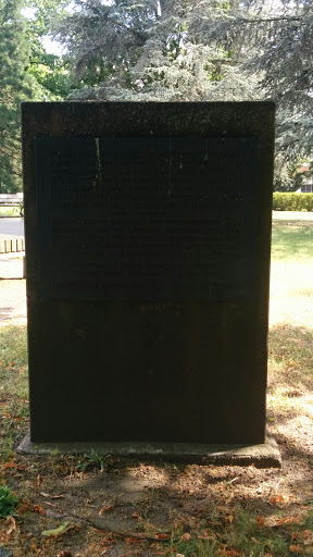 Hauptfriedhof Gedenkplatte