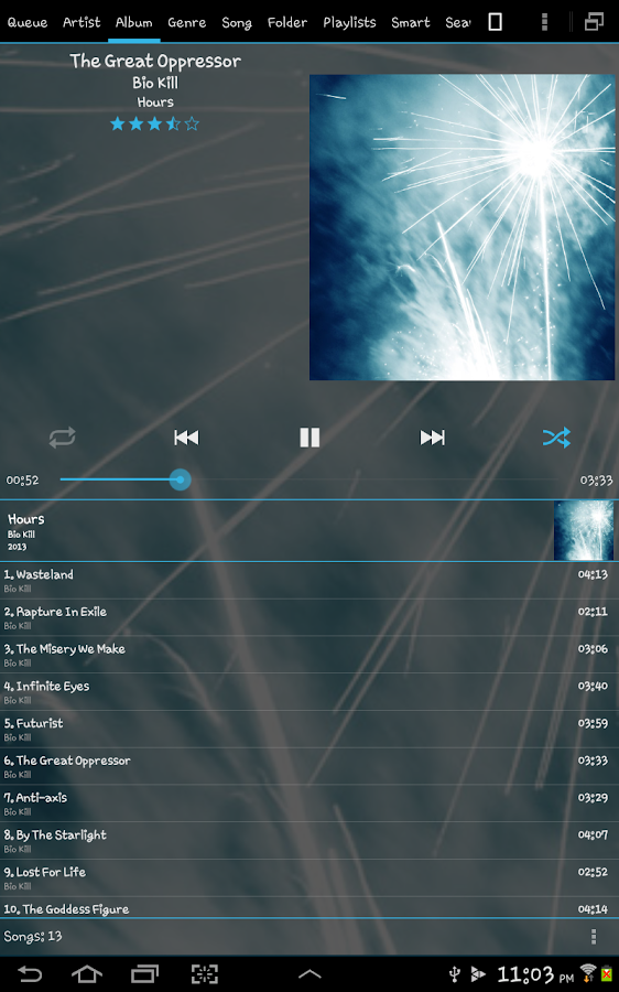 GoneMAD Music Player (Trial) - screenshot