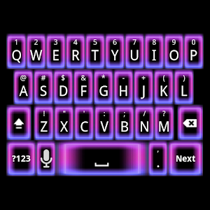 GO Keyboard Girly Neon Theme