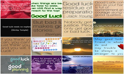 Good Luck Quotes Cards
