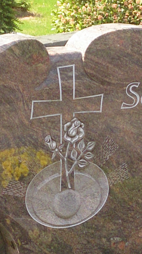 Cross and Roses