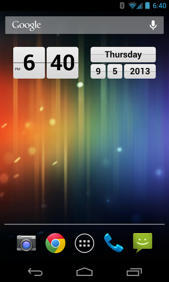 Retro Clock Widget - screenshot