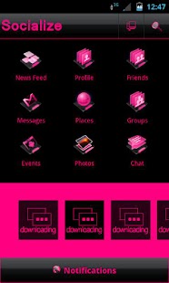 How to mod Pink Socialize for Facebook 1.58 unlimited apk for android