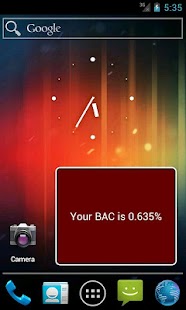 Blood Alcohol Content Widget Screenshots 3