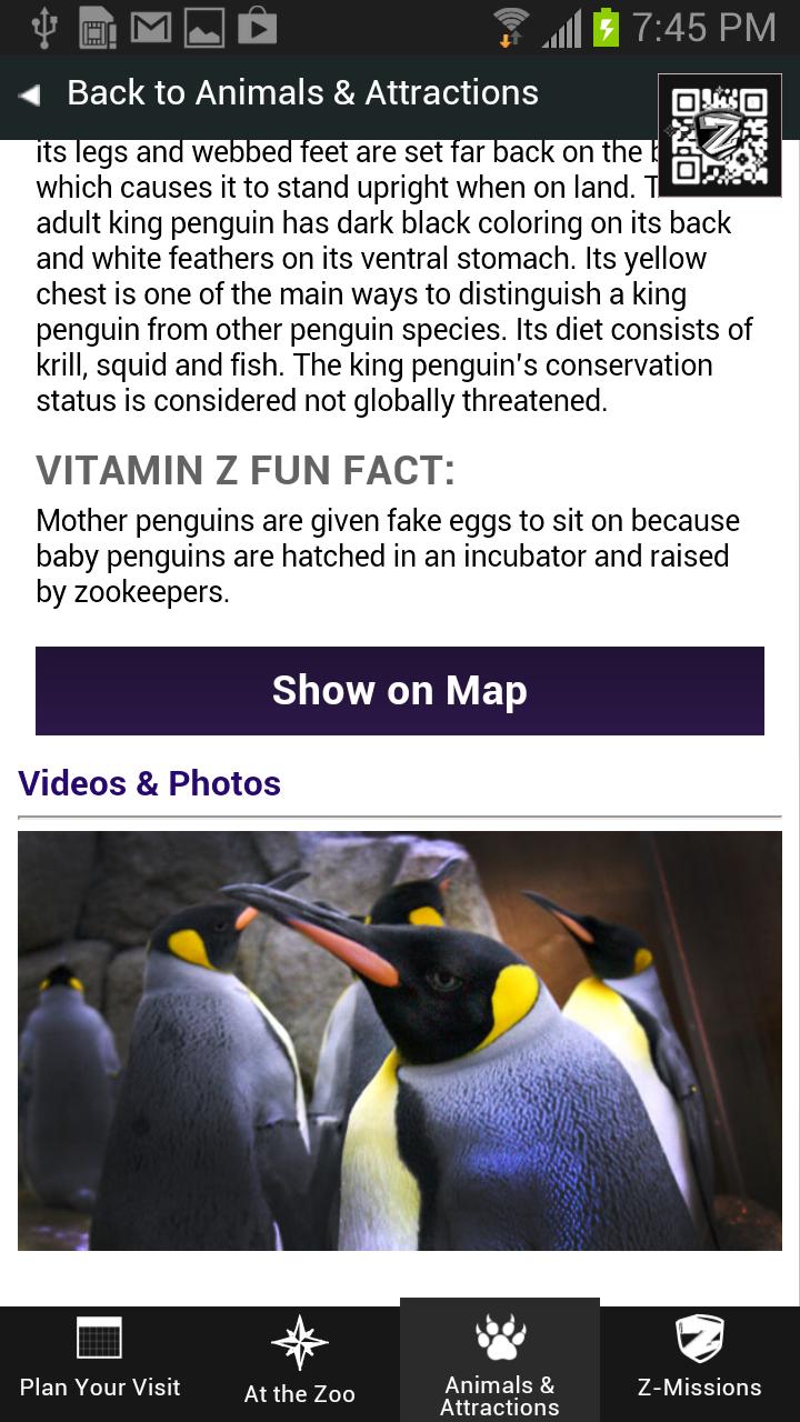 Official Detroit Zoo App Screen 3