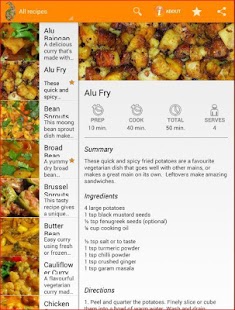 Indian Food & Curry Recipes Screenshots 1