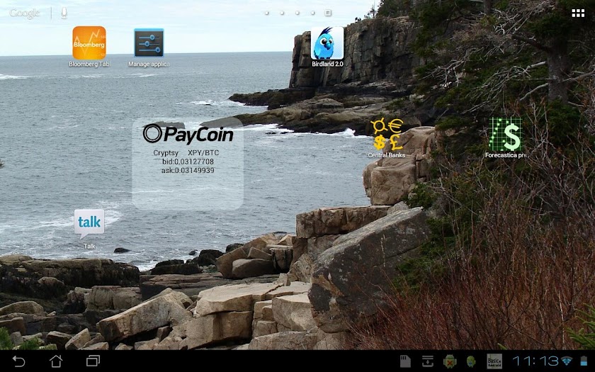 PayCoin XPY Markets Widget Screen 3