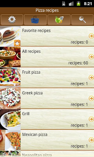 Pizza recipes