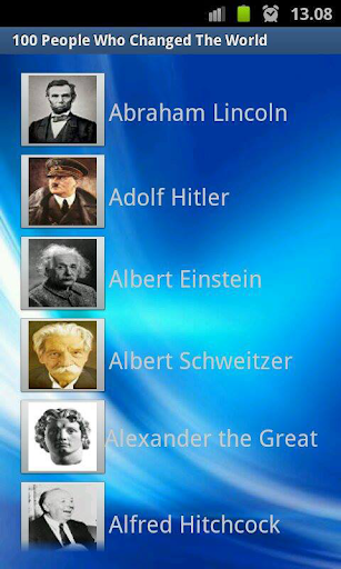 【免費教育App】100 people who changed world-APP點子