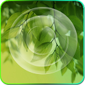 Galaxy S4 Green Leaf Wallpaper icon