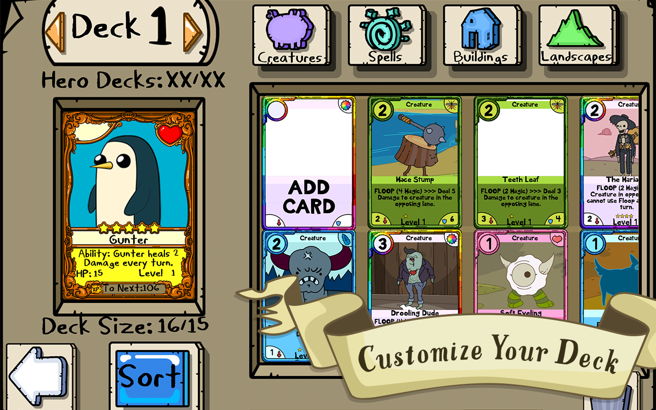 Card Wars - Adventure Time - screenshot