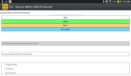 CO-Denver Metro EMS Protocols poster 3