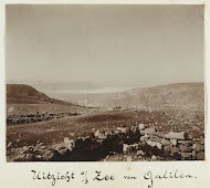 Gezicht op het meer van Tiberias vanuit Samakh