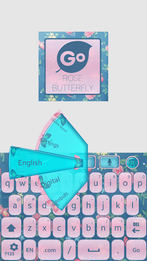 免費下載個人化APP|Rose Butterfly Go Keyboard app開箱文|APP開箱王