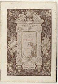 Rechthoekige cartouche tussen trofeeën, dieren en bladranken