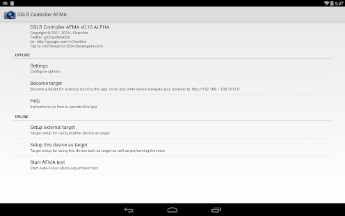   DSLR Controller AFMA- screenshot thumbnail   