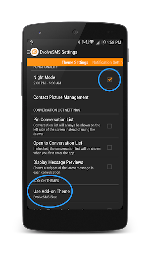 【免費個人化App】EvolveSMS Blue Theme-APP點子